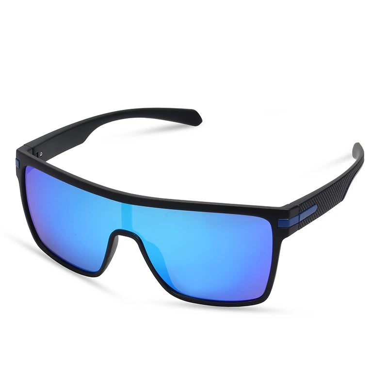 RBB Oversized Polarized Square Sunglasses – UV400 Mirror Lenses, Unisex Driving & Outdoor Shades