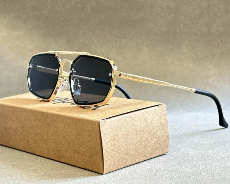 RBB Retro Steampunk Sunglasses – Trendy Vintage Eyewear for Men & Women