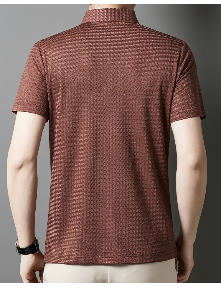 RBB Men’s Plus Size Breathable Polo Shirt – Cool Business Casual Summer Top