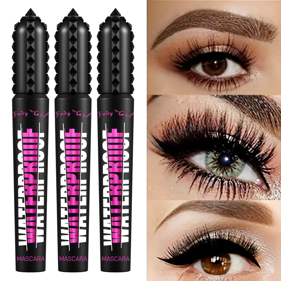 4D Waterproof Black Mascara – Lengthening & Volumizing Korean Formula