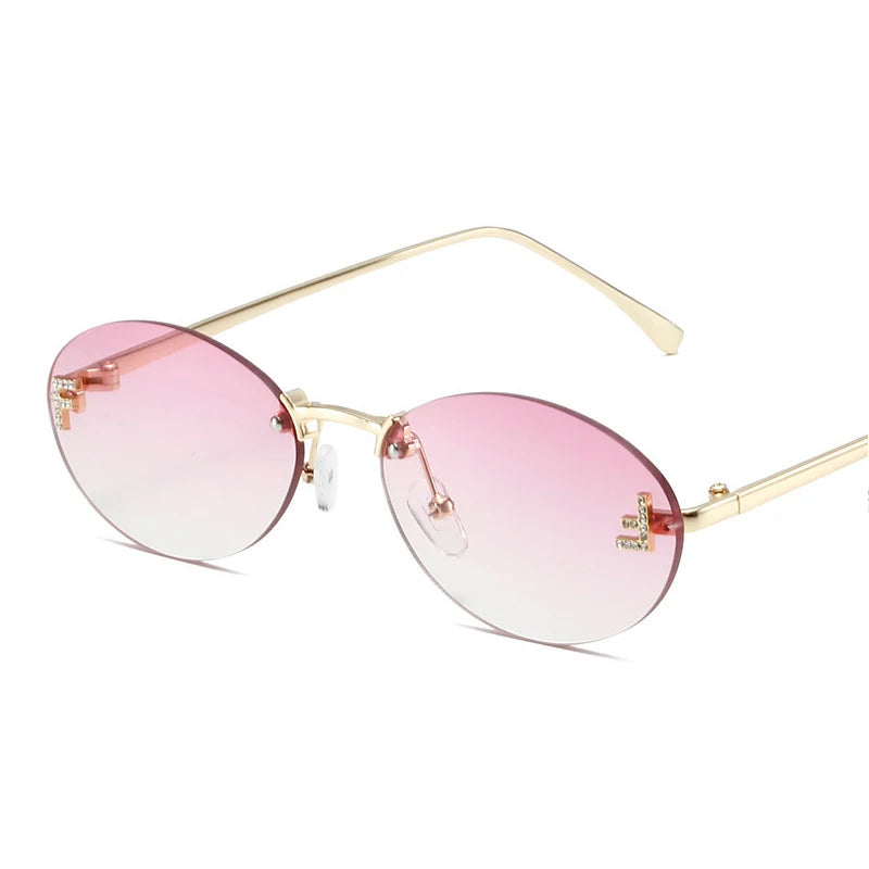 RBB Personalized Diamond F Sunglasses | Metal Frame & Hinges | Unisex