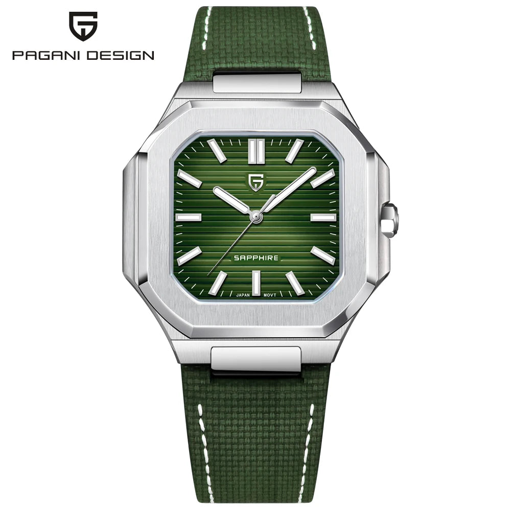 RBB DESIGN 2025 Men's Luxury Quartz Watch – Sapphire Crystal, Waterproof, Stainless Steel