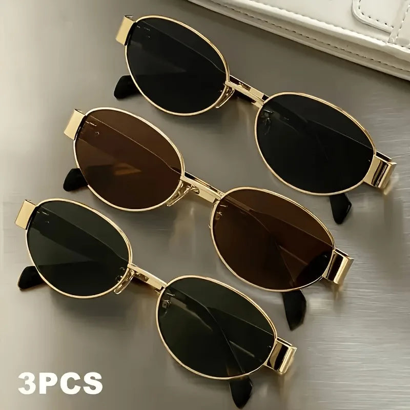 RBB Fashion Sunglasses – Hip Hop Elliptical Unisex Eyewear for Street Style & Photography