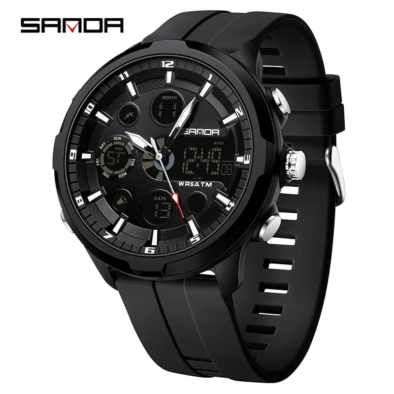 RBB Men’s Military Digital Sports Watch – 50M Waterproof Quartz Timepiece
