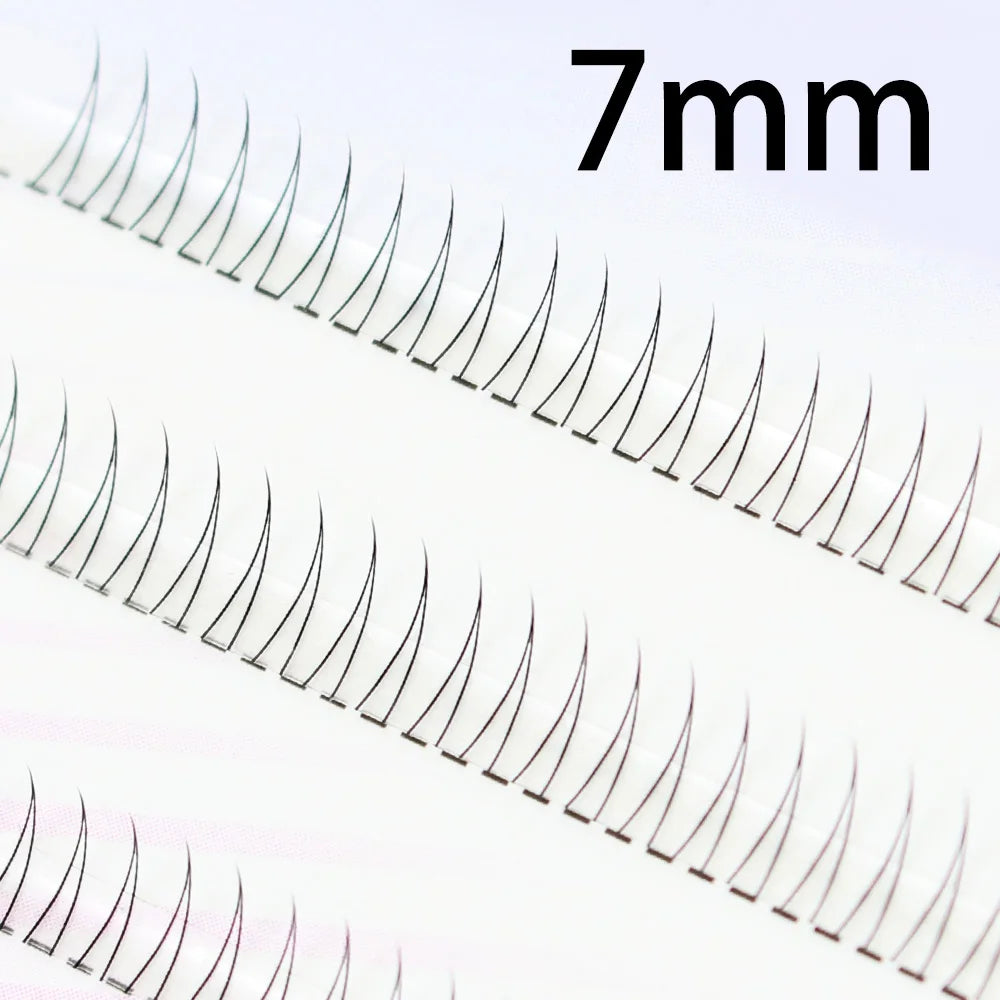 J Curl V-Shape Black Under Eyelash Clusters – Natural Soft Manga Bottom Lashes