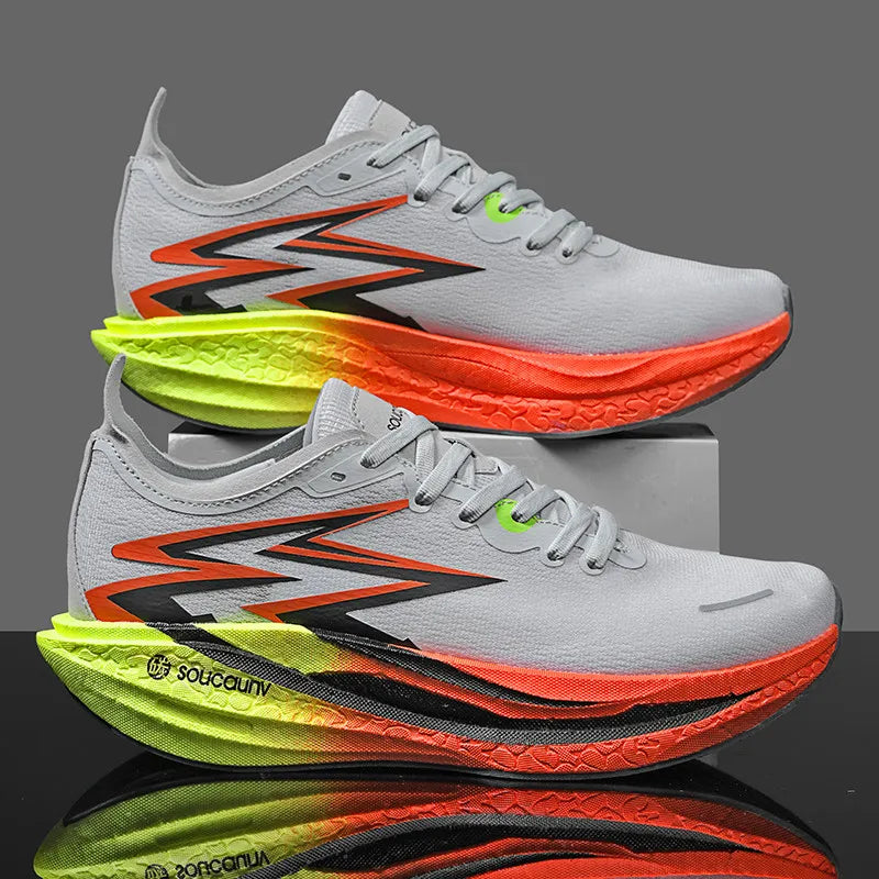 RBB Men’s & Women’s Carbon Plate Trainers – Breathable Shock-Absorbing Running & Tennis Sneakers