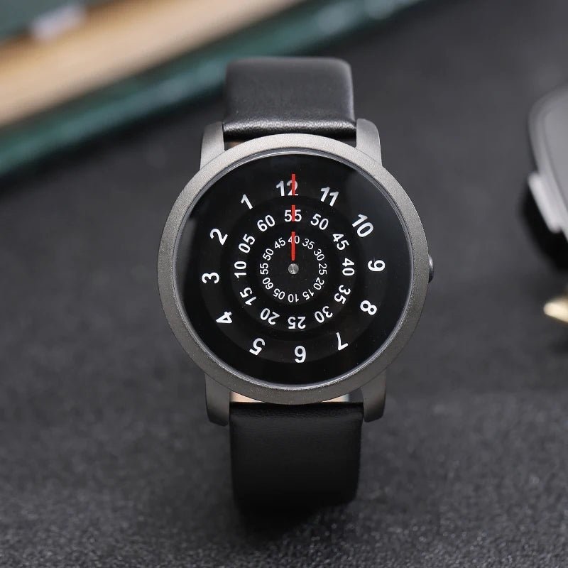 RBB Minimalist Unisex Quartz Watch – Black & White Dial, Couple Design