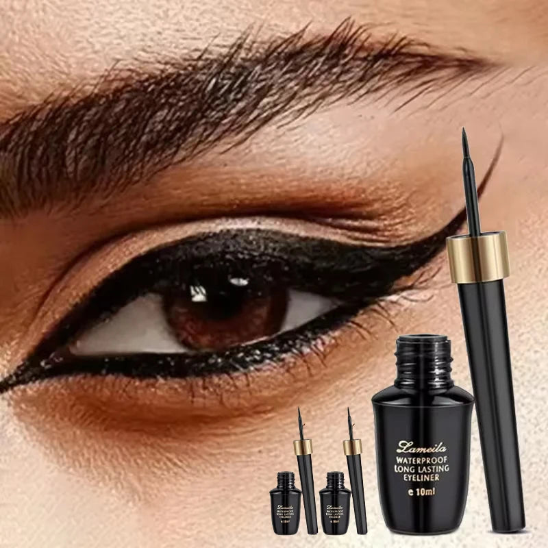 Long-Lasting Waterproof Black Gel Eyeliner Pen – Ultra-Fine Tip