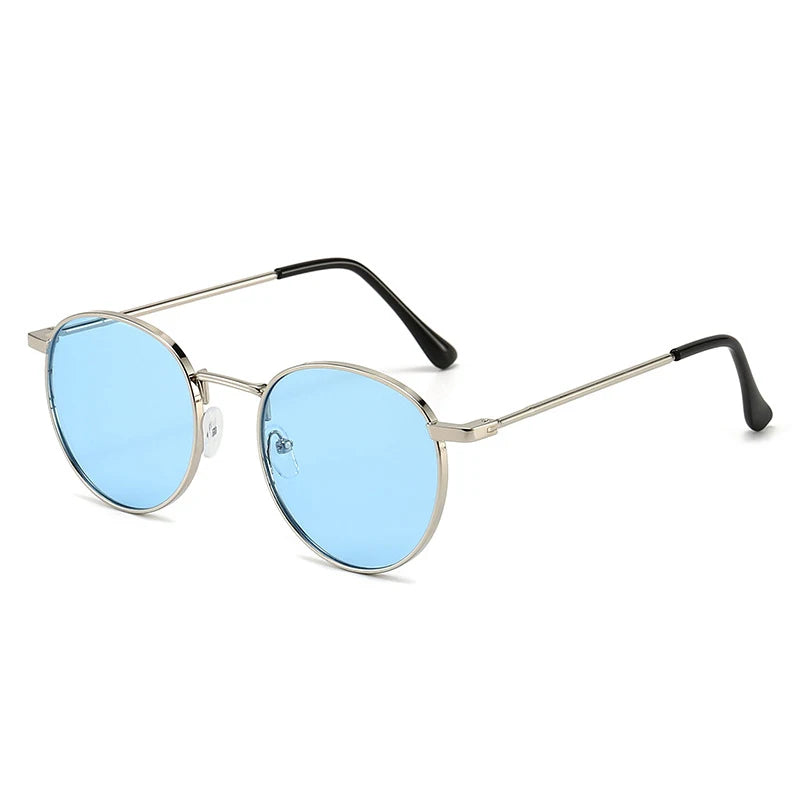 RBB Classic Round Polarized Sunglasses – UV400 Retro Glass Lens for Men & Women