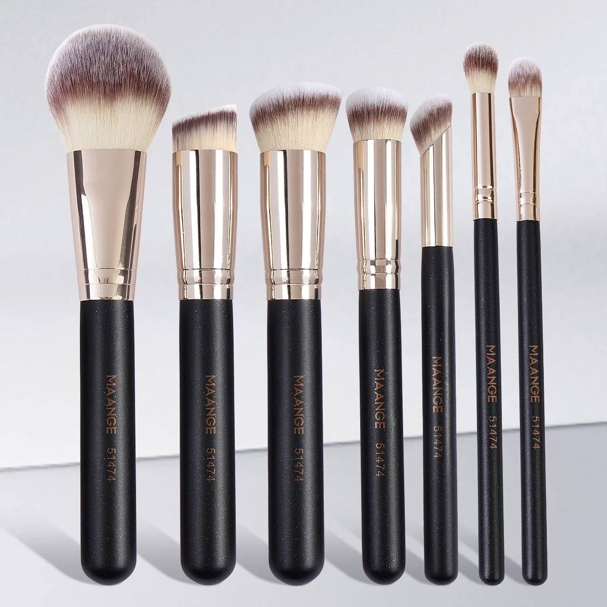 7pcs Makeup Brush Set – Foundation, Powder, Blush & Blending Tools