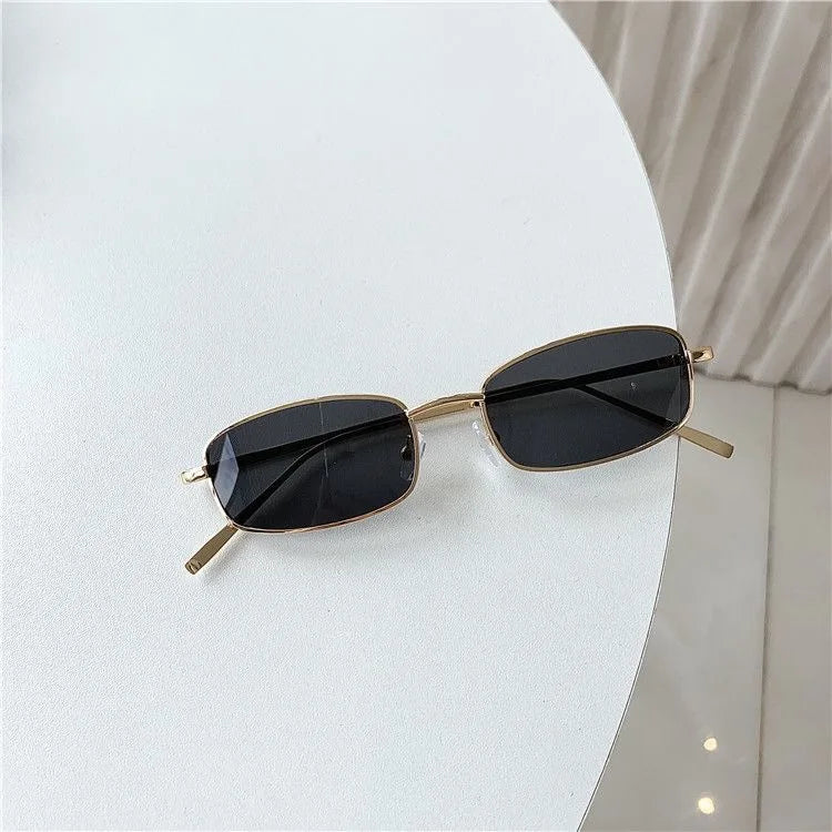 RBB Small Frame Rectangle Sunglasses – Classic Vintage UV400 for Women & Men