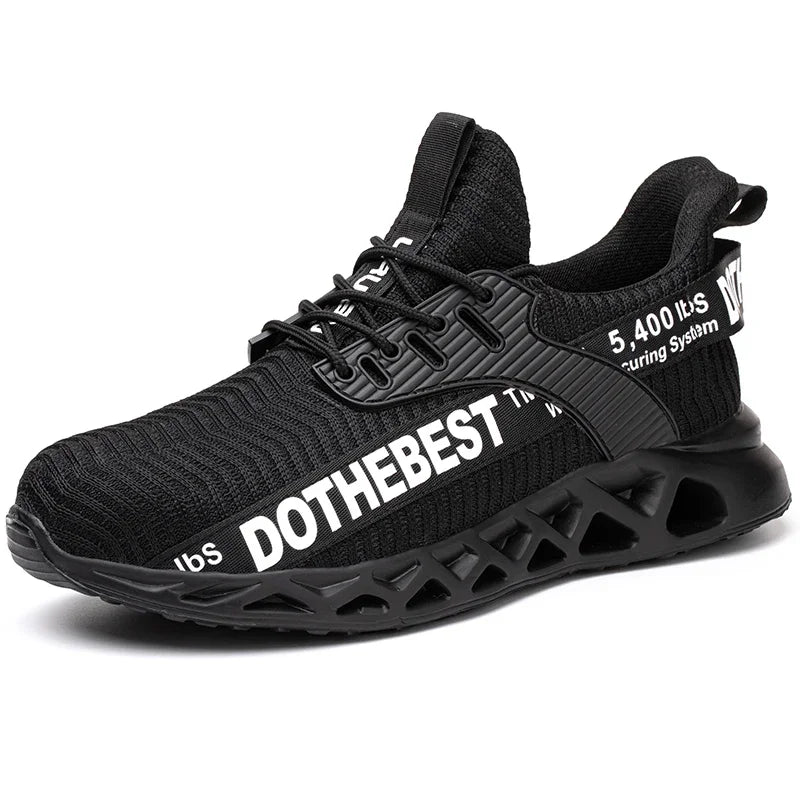 RBB Safety Work Shoes for Men & Women – Lightweight Steel Toe Protective Sneakers