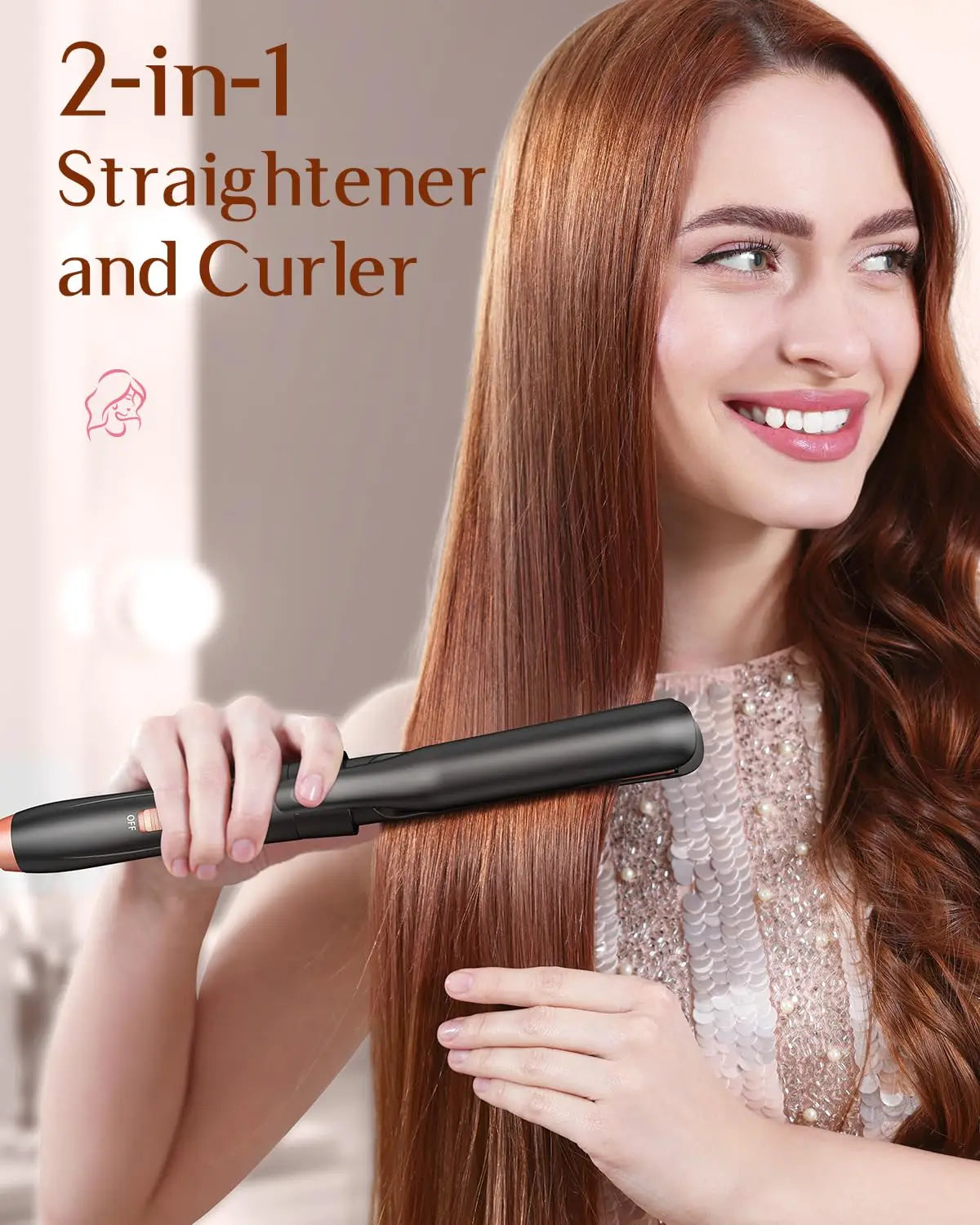 BESTOPE 5-in-1 Curling & Straightening Set