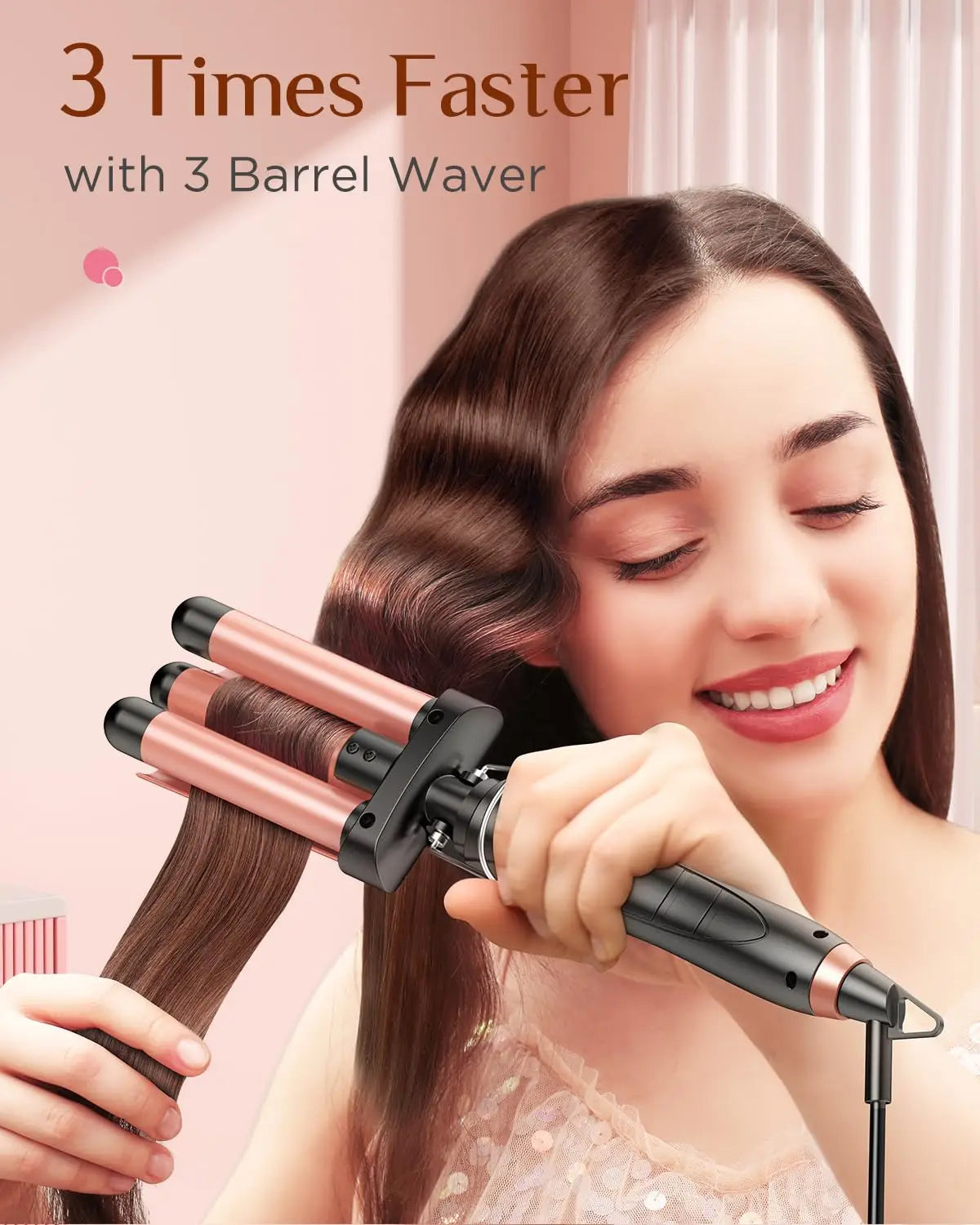 BESTOPE 5-in-1 Curling & Straightening Set