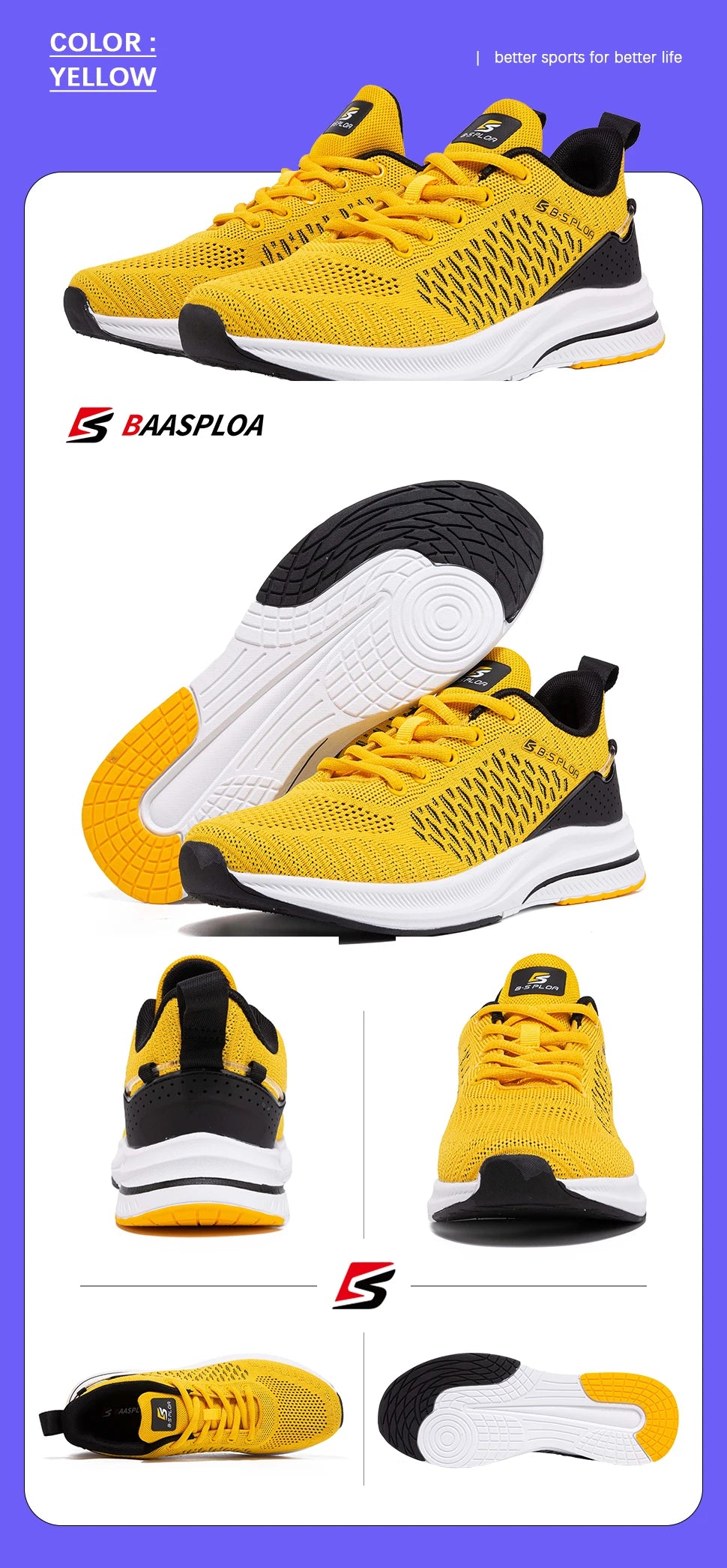 Men’s Lightweight Mesh Running Sneakers – Casual, Breathable & Sporty