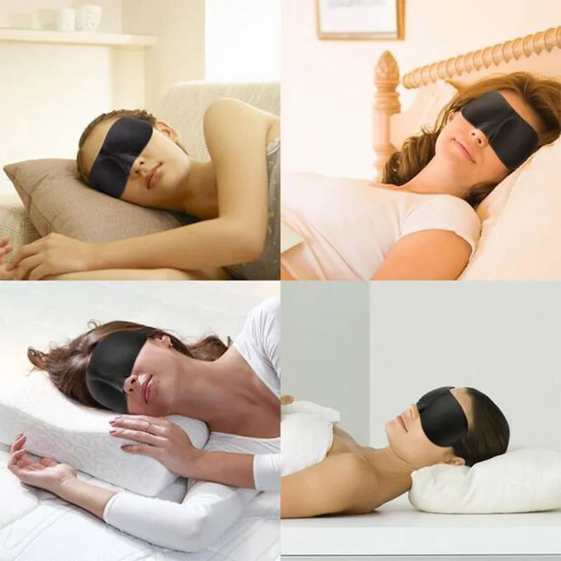 3D Sleep Mask – Light-Blocking Eye Cover for Travel & Relaxation (Unisex)