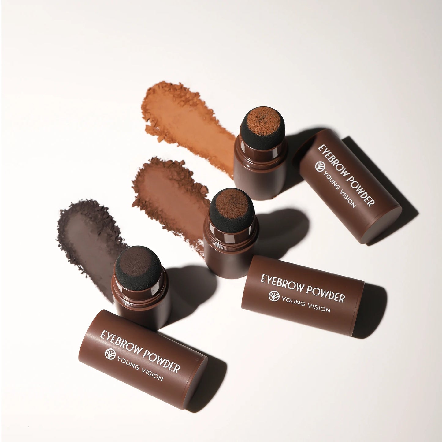 Eyebrow Stamp Stencil Kit – 1 Pc Long-Lasting Waterproof Brow Shaping Set with 10 Stencils