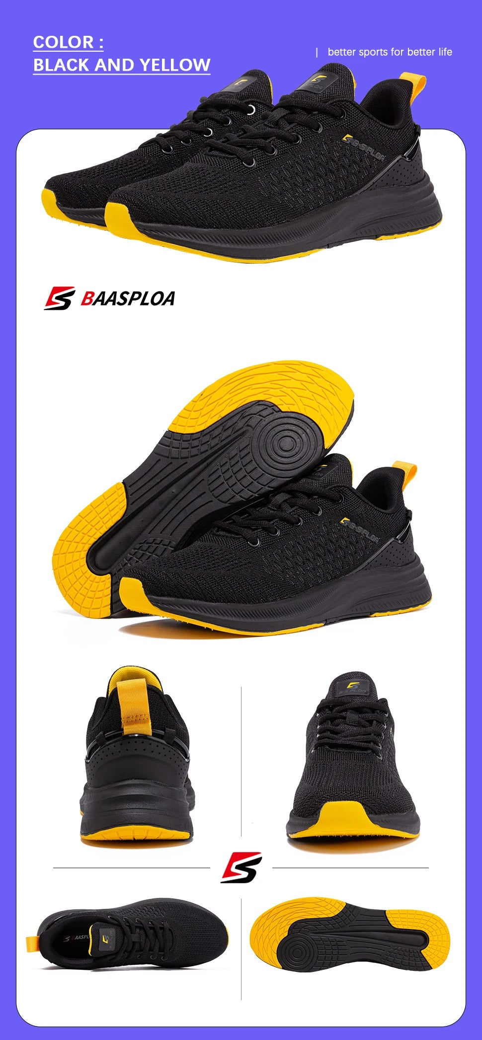 Men’s Lightweight Mesh Running Sneakers – Casual, Breathable & Sporty