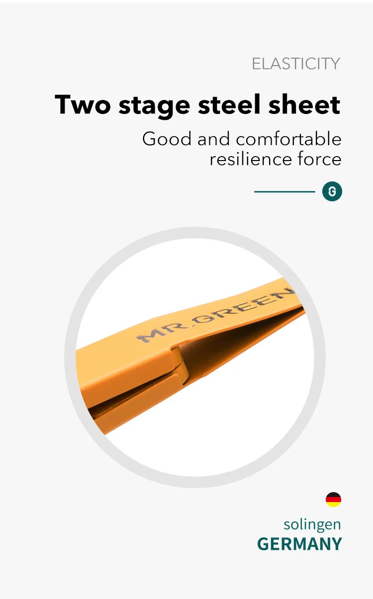 Colorful Stainless Steel Eyebrow Tweezer – Precision Slanted Tip for Fine Hair Removal & Makeup