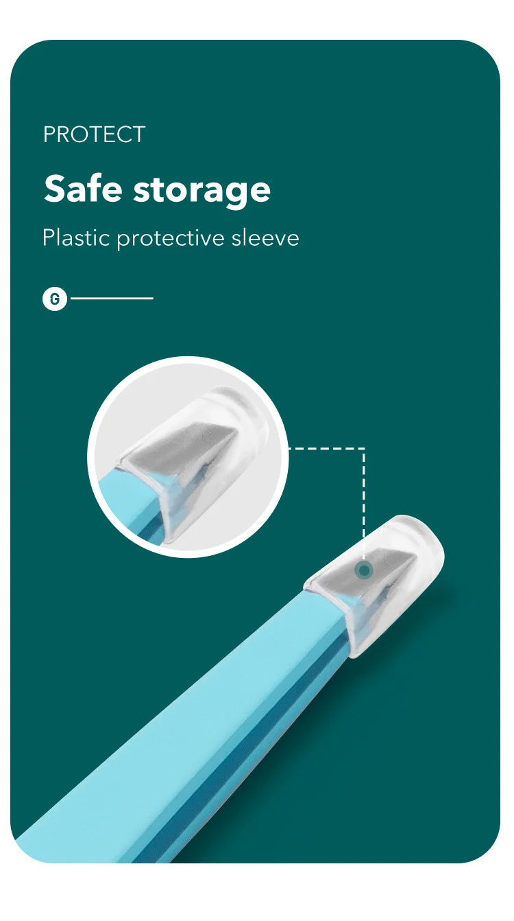 Colorful Stainless Steel Eyebrow Tweezer – Precision Slanted Tip for Fine Hair Removal & Makeup