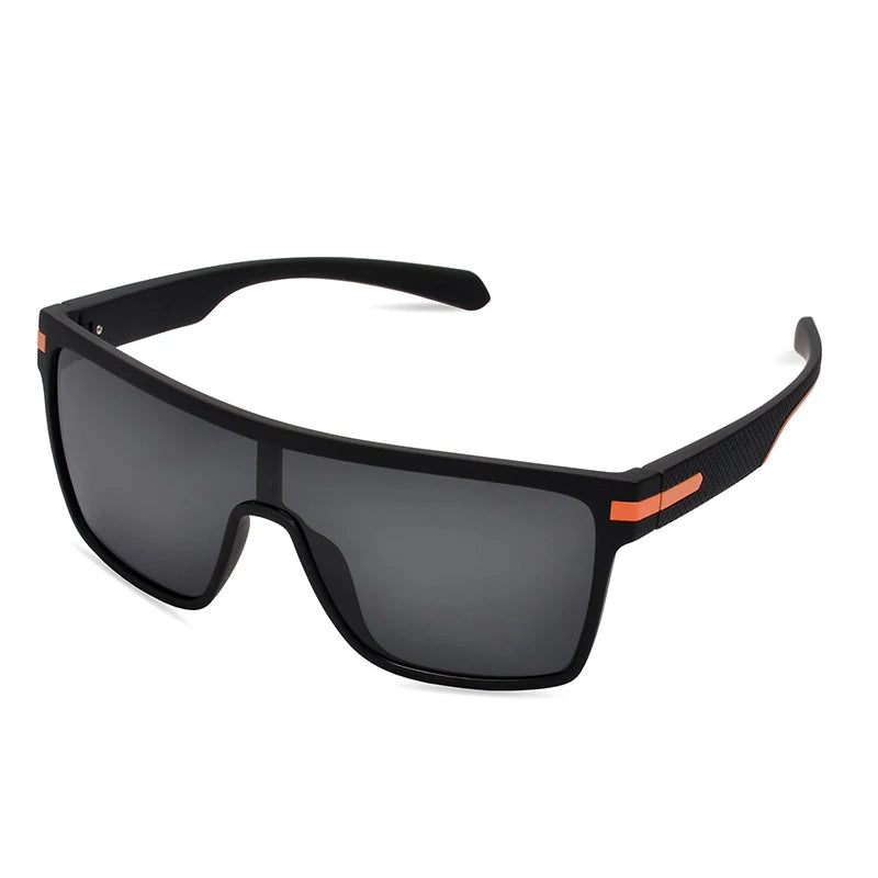 RBB Oversized Polarized Square Sunglasses – UV400 Mirror Lenses, Unisex Driving & Outdoor Shades