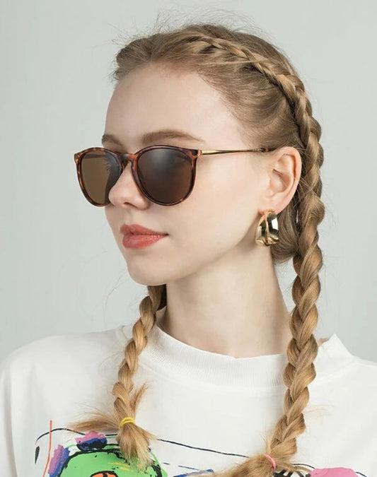 RBB Oval Small Transparent Sunglasses – UV400 Classic Clear Shades for Women (2025 Trend)