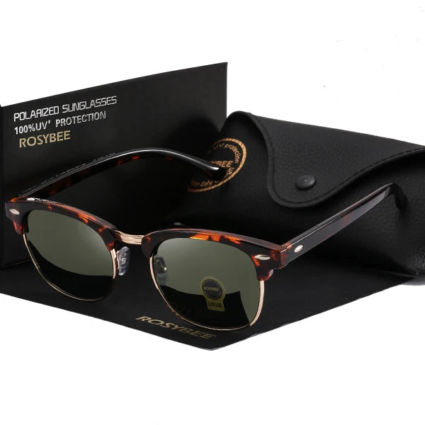 RBB UV400 Polarized Retro Sunglasses – Unisex Classic Driving Shades