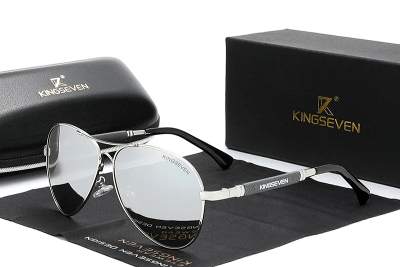 RBB Titanium Polarized Pilot Sunglasses – Unisex Mirror Eyewear for Men & Women