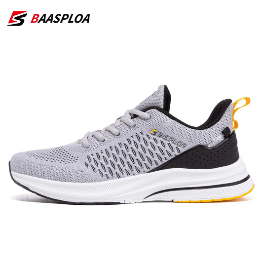 Men’s Lightweight Mesh Running Sneakers – Casual, Breathable & Sporty