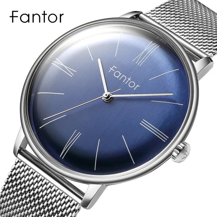 RBB Minimalist Luxury Quartz Men's Watch – Waterproof Mesh Wristwatch for Men | Relogio Masculino