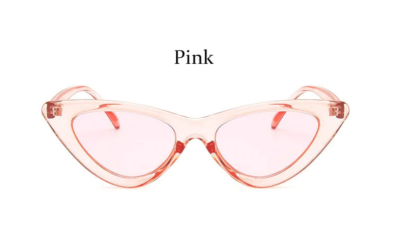 RBB Women’s Cat Eye Vintage Sunglasses – UV400 Small Triangle Leopard Frame