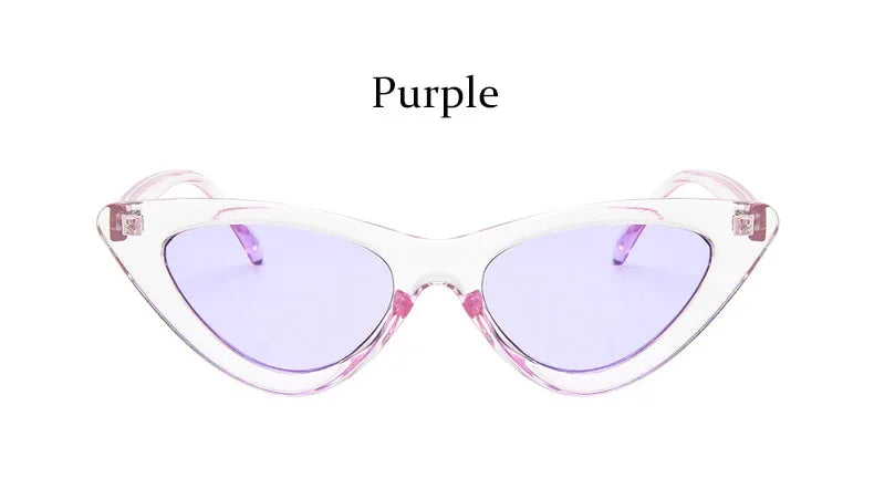 RBB Women’s Cat Eye Vintage Sunglasses – UV400 Small Triangle Leopard Frame