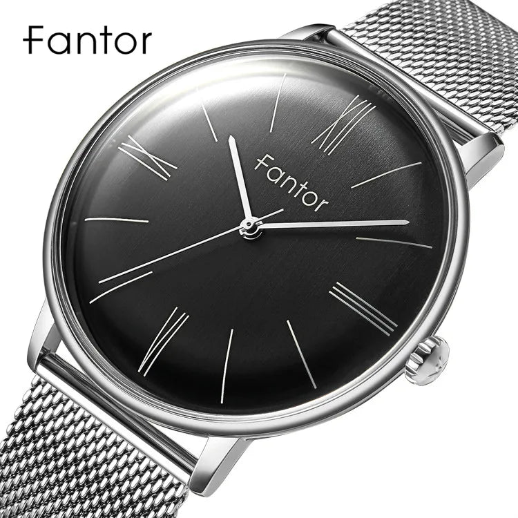 RBB Minimalist Luxury Quartz Men's Watch – Waterproof Mesh Wristwatch for Men | Relogio Masculino