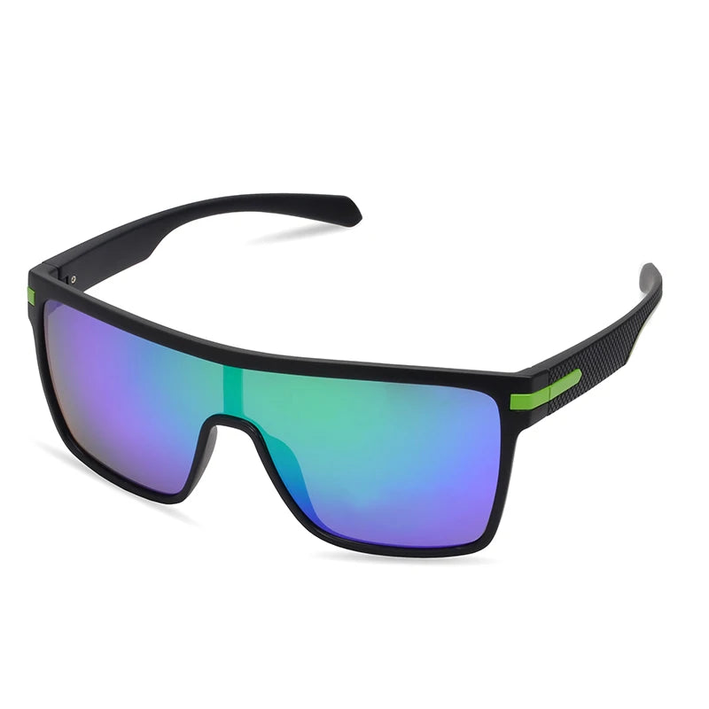 RBB Oversized Polarized Square Sunglasses – UV400 Mirror Lenses, Unisex Driving & Outdoor Shades