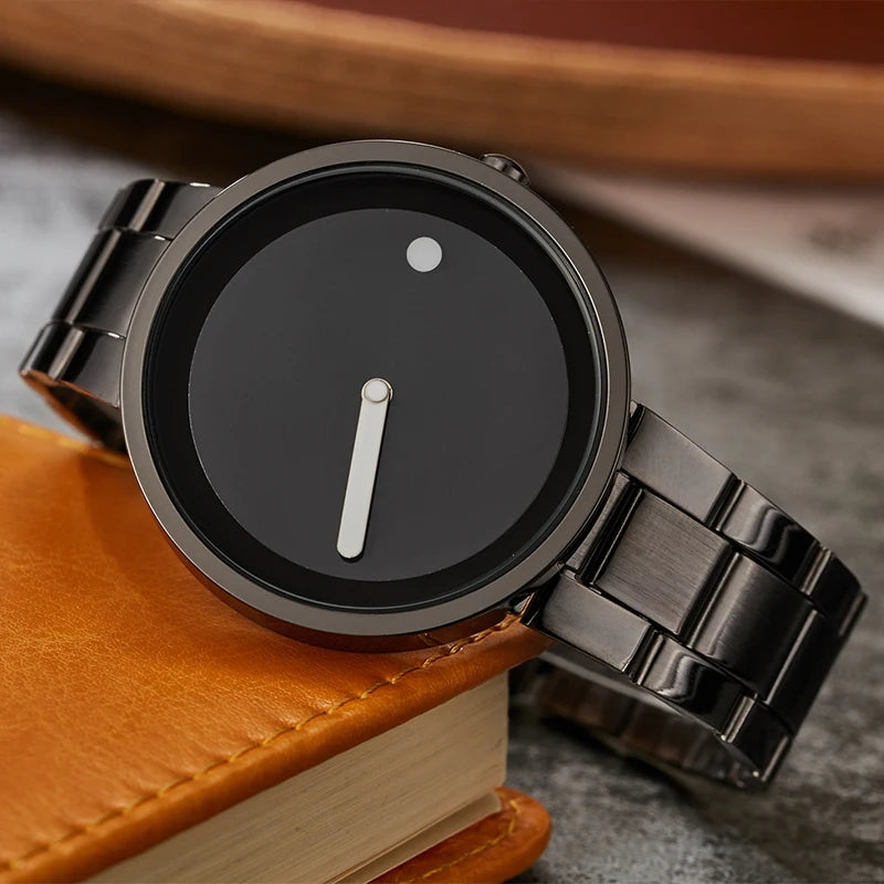 RBB Minimalist Unisex Quartz Watch – Simple Style Unique Dial for Men & Women Couples