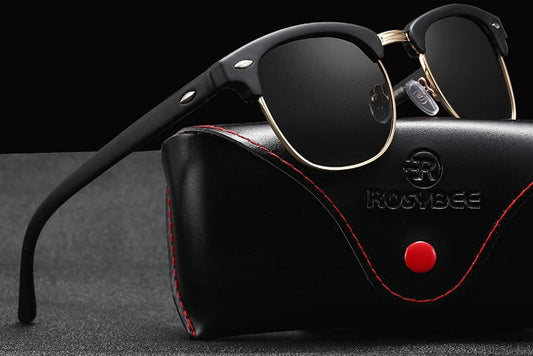 RBB UV400 Polarized Retro Sunglasses – Unisex Classic Driving Shades