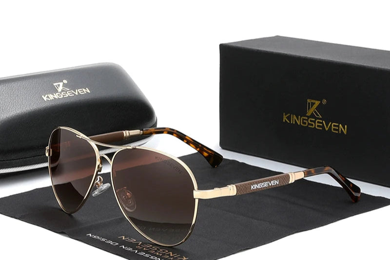 RBB Titanium Polarized Pilot Sunglasses – Unisex Mirror Eyewear for Men & Women