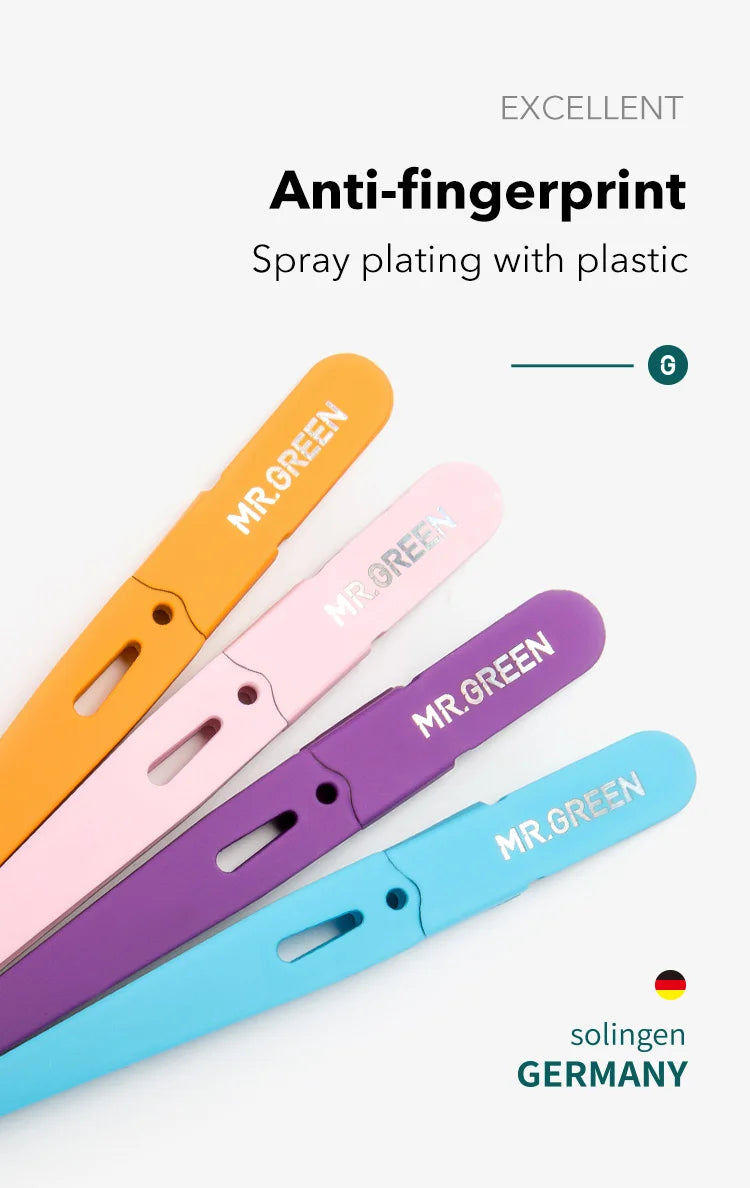 Colorful Stainless Steel Eyebrow Tweezer – Precision Slanted Tip for Fine Hair Removal & Makeup