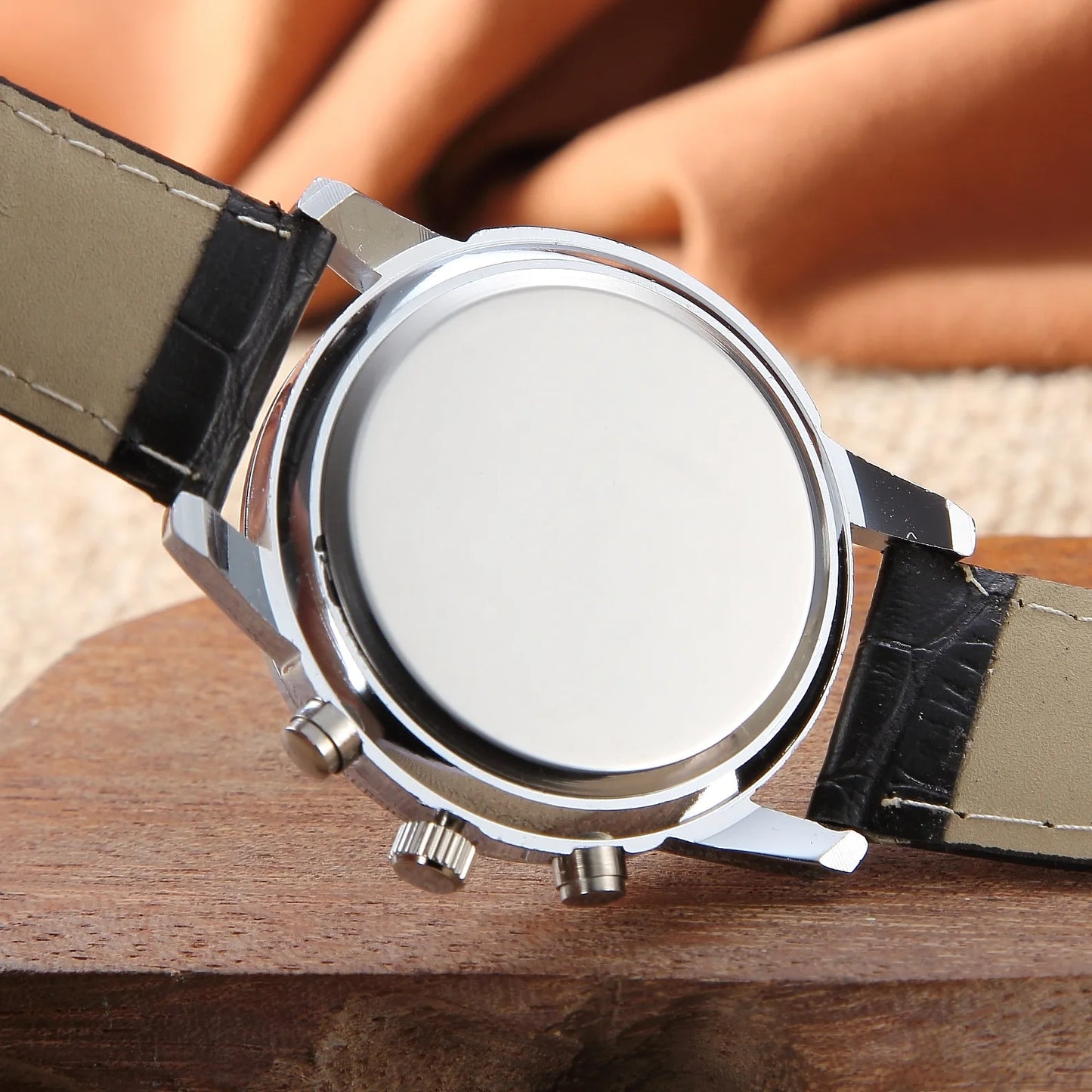 RBB Men's Three-Eye Quartz Watch – Casual Fashion with Multi-Function Dial