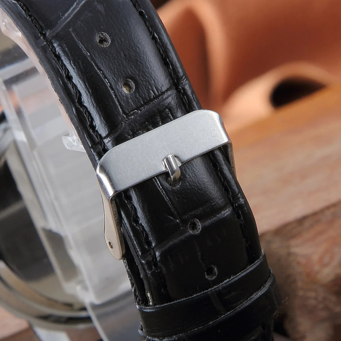 RBB Men's Three-Eye Quartz Watch – Casual Fashion with Multi-Function Dial