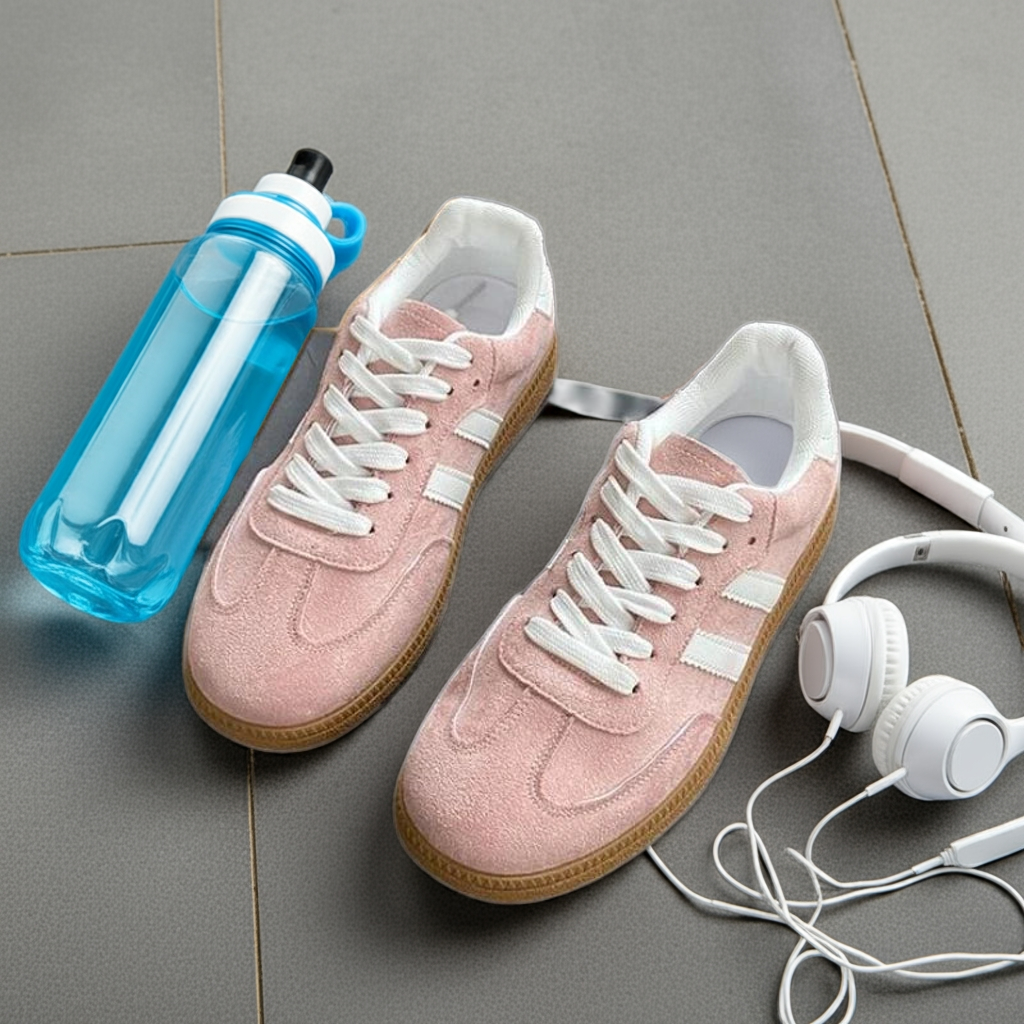 "Women's Lace-Up Vulcanized Sneakers – Casual Outdoor Trainers"