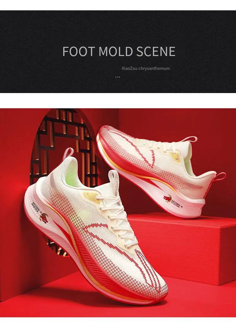 RBB Carbon Plate Running Shoes for Men & Women Professional Racing Sneakers – Breathable, Lightweight & Shock-Absorbing