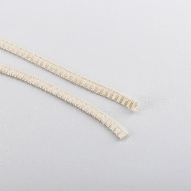 RBB Women's Pleated V-Neck Blouse – Long Flare Sleeve Tie-Up Cardigan Top