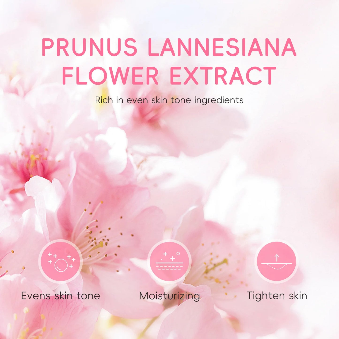 3-Piece Sakura Skincare Set – Cream, Serum & Eye Cream for Daily Moisturizing