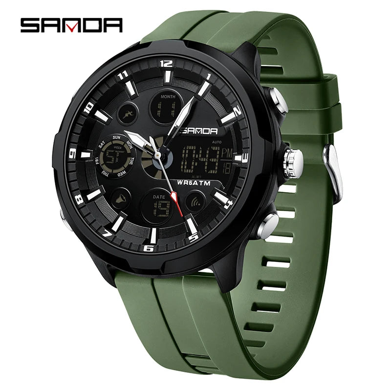 RBB Men’s Military Digital Sports Watch – 50M Waterproof Quartz Timepiece
