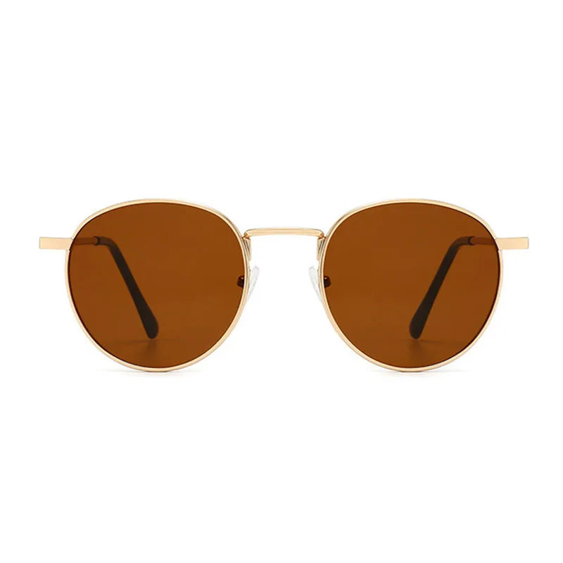 RBB Classic Round Polarized Sunglasses – UV400 Retro Glass Lens for Men & Women