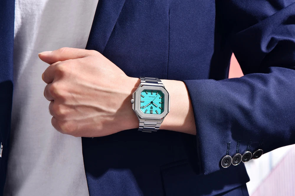 RBB DESIGN 2025 Men's Luxury Quartz Watch – Sapphire Crystal, Waterproof, Stainless Steel