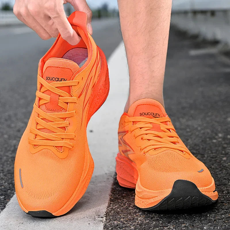 RBB Men’s & Women’s Carbon Plate Trainers – Breathable Shock-Absorbing Running & Tennis Sneakers