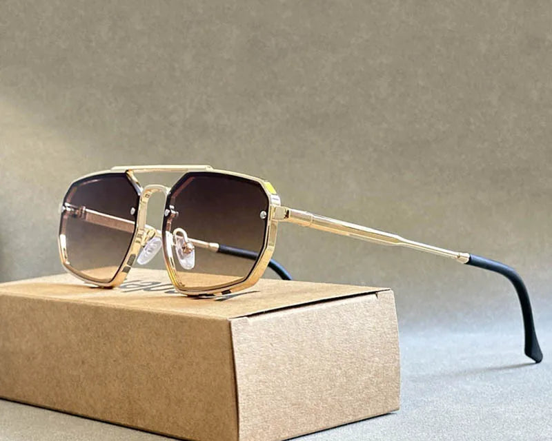 RBB Retro Steampunk Sunglasses – Trendy Vintage Eyewear for Men & Women