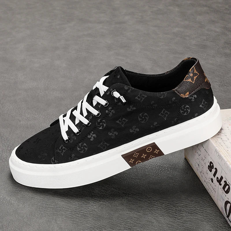 RBB Trendy Men's Canvas Shoes – Summer Lace-Up Breathable Casual Sneakers